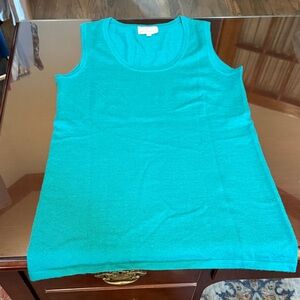 Vibrant Teal Sleeveless Tank Top
